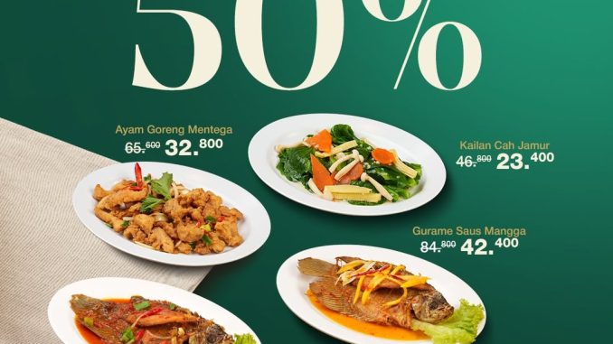 Promo Baresto Diskon 50% Menu Favorit dine in berbagai pilihan menu