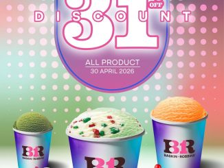 Promo Baskin Robbins Happy Scoop Day Diskon 31% semua menu es krim