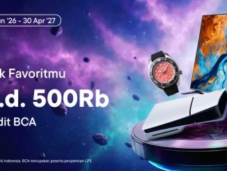 Promo BCA Gallery Blibli Diskon hingga Rp. 500 Ribu dengan Kartu Kredit BCA untuk berbagai kategori produk