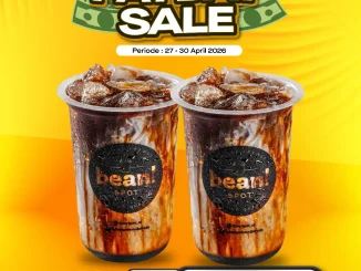 Promo Beanspot Payday Sale Iced Palm Sugar Latte Rp.10.000 periode 27 – 30 April 2026