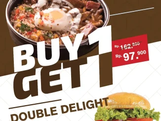 Promo Beatrice Quarters Buy 1 Get 1 Menu Rp. 97.900 gratis Oji Burger