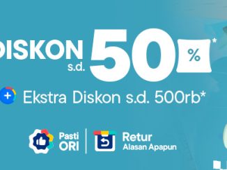 Promo Blibli FOMO Diskon Fashion hingga 50% tambahan potongan Rp. 500.000
