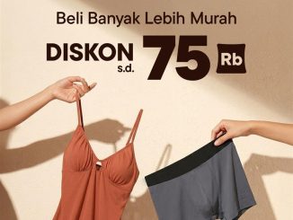 Promo Blibli Inner Essentials diskon hingga Rp. 75.000 untuk pakaian dalam