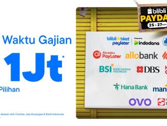 Promo Blibli Payday hemat Rp. 1.500.000 dengan payment partner favorit