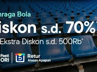 Promo Blibli Selasa Sehat Olahraga Bola Diskon hingga 70% dan ekstra diskon hingga Rp500.000