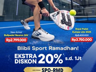 Promo Blibli Sport Ramadhan Diskon 20% hingga 1 juta untuk perlengkapan olahraga