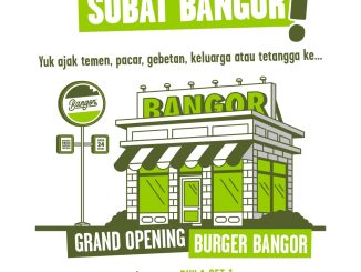 Promo Burger Bangor Grand Opening Buy 1 Get 1 mulai Rp. 23.183 burger gratis Jelata