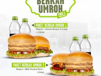 Promo Burger Bangor Paket Berkah Umroh mulai Rp. 75.000 dengan bonus kupon umroh setiap pembelian paket