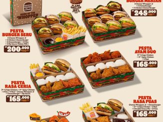 Promo Burger King Hampers BK mulai Rp. 75.999 paket burger dan ayam