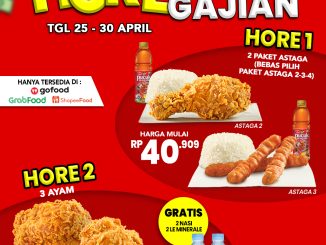 Promo CFC Hore Gajian Paket Ayam mulai Rp. 40.909 via aplikasi online