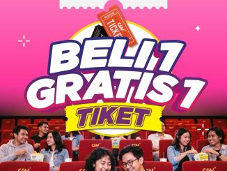 Promo CGV Monday Member Day Beli 1 Gratis 1 Tiket untuk film 2D Regular