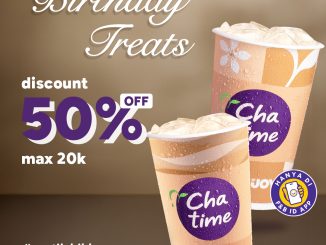 Promo Chatime Birthday Treats Diskon 50% 1
