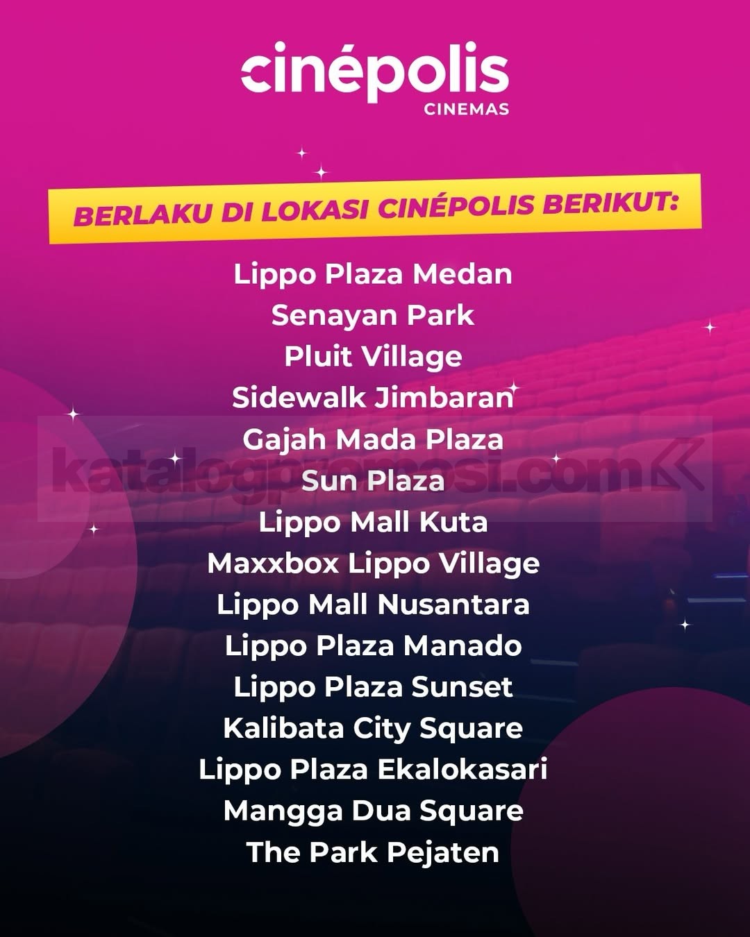 Promo Cinépolis Beli 1 Gratis 1 Tiket Nonton Promo Cinépolis Beli 1 Gratis 1 Tiket Nonton 1