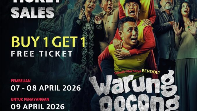 Promo Cinépolis Beli 1 Gratis 1 Tiket Warung Pocong dengan kode ATSPOCONG