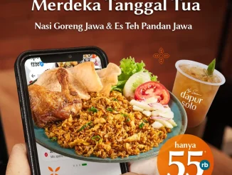 Promo Dapur Solo Merdeka Tanggal Tua Paket Nasi Goreng Rp55.000