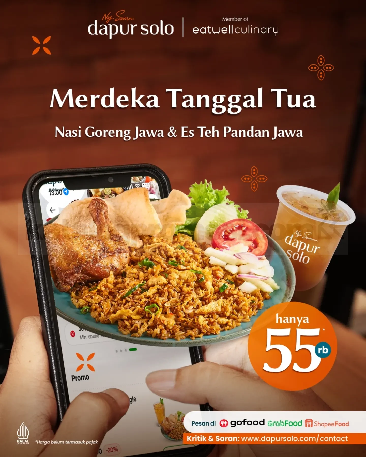 Promo Dapur Solo Merdeka Tanggal Tua Paket Nasi Goreng Rp55.000 Promo Dapur Solo Merdeka Tanggal Tua Paket Nasi Goreng Rp55.000