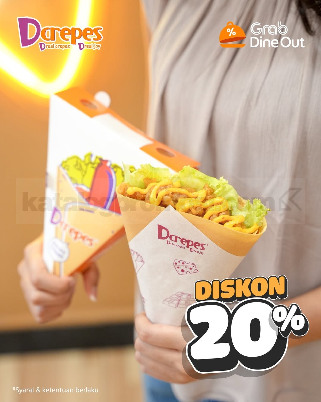 Promo Dcrepes Grab Dine Out Diskon 20% Promo Dcrepes Grab Dine Out Diskon 20% bayar GrabPay hemat total bill