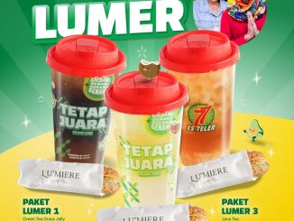 Promo Es Teler 77 x Lumiere Paket Lumer Rp. 30.000 kolaborasi minuman dan puff di Jabodetabek