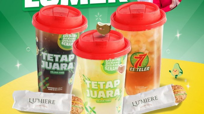 Promo Es Teler 77 x Lumiere Paket Lumer Rp. 30.000 kolaborasi minuman dan puff di Jabodetabek