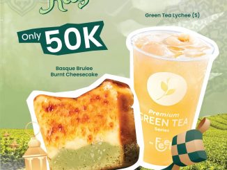 Promo Feel Matcha Raya Treat mulai Rp. 50.000 paket cheesecake dan minuman di seluruh outlet Feel Matcha Maret 2026