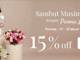 Promo FlowerAdvisor Buket Bunga Lily Diskon 15% dengan kode voucher LILY5 periode 1-15 Maret 2026