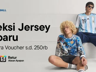 Promo Football Dept NEW Jersey voucher hingga Rp. 250 ribu koleksi jersey terbaru di Blibli