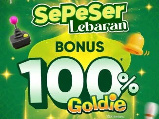 Promo Funworld Sepeser Lebaran Bonus 100% Goldie periode Maret 2026