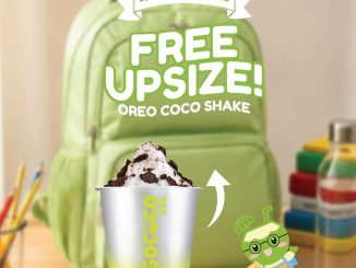 Promo Gococo School Holiday Gratis Upsize Oreo Coco Shake dengan menunjukkan kartu pelajar