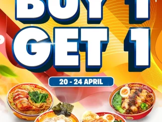 Promo Golden Lamian beli 1 gratis 1 semua menu utama April 2026 dine-in takeaway