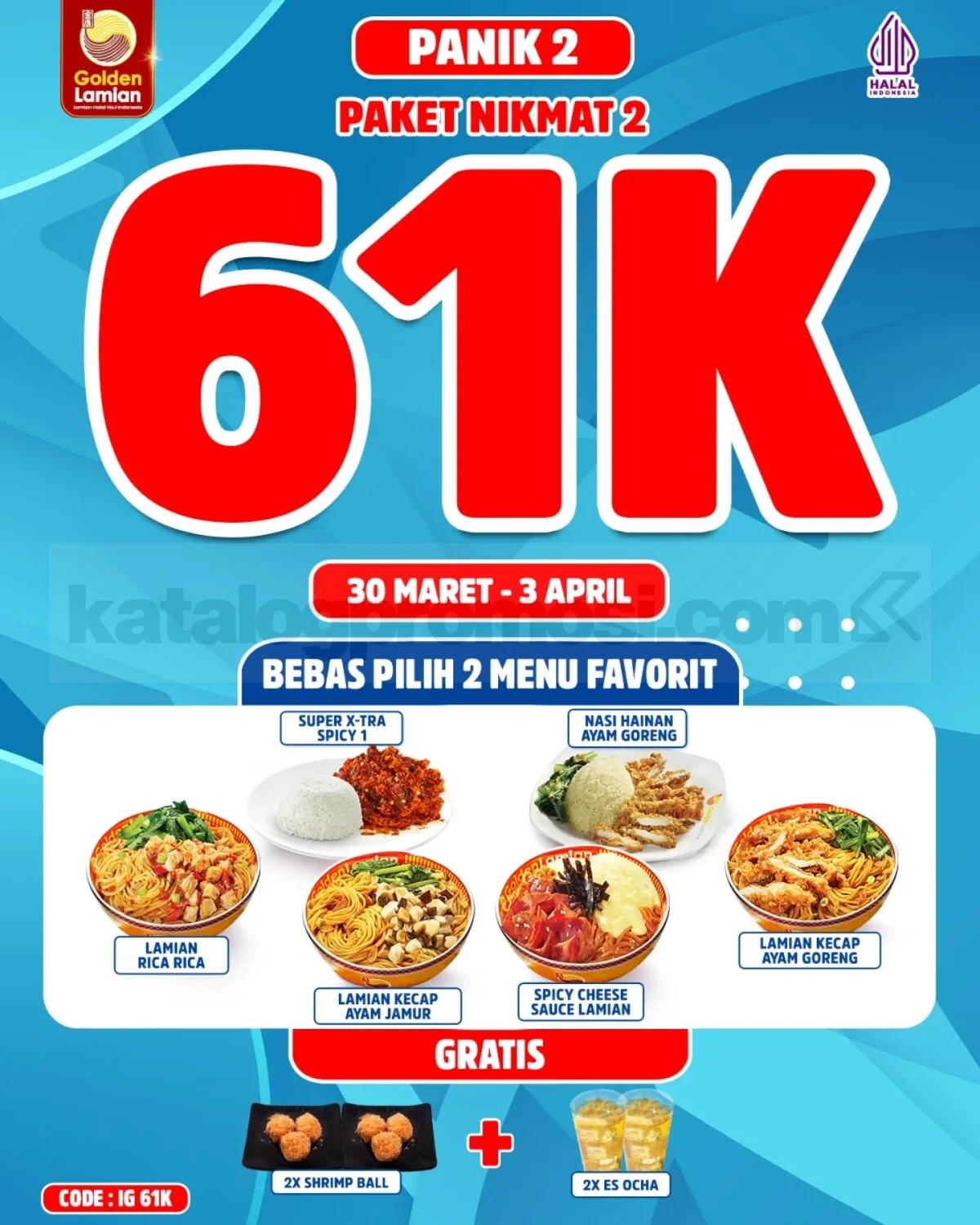 Promo Golden Lamian Paket Nikmat mulai Rp. 31.000 Promo Golden Lamian Paket Nikmat mulai Rp. 31.000 1