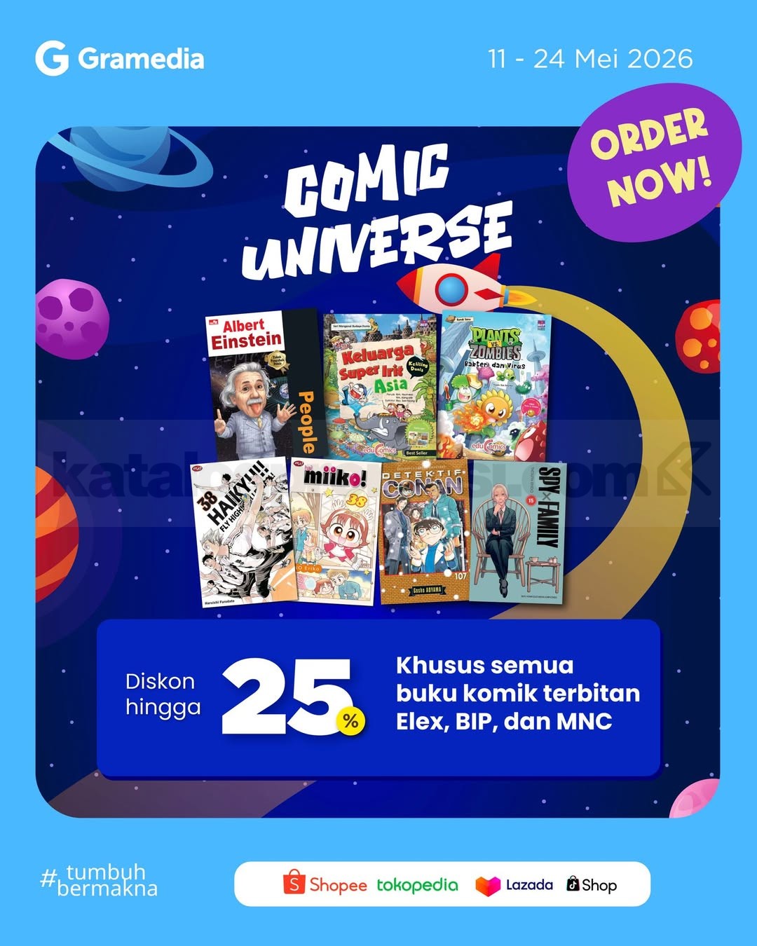 Promo Gramedia Comic Universe Diskon Komik hingga 25% Promo Gramedia Comic Universe Diskon Komik hingga 25% 1