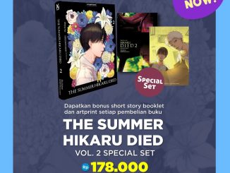 Promo Gramedia The Summer Hikaru Died Vol.2 Special Set pre-order bonus booklet artprint