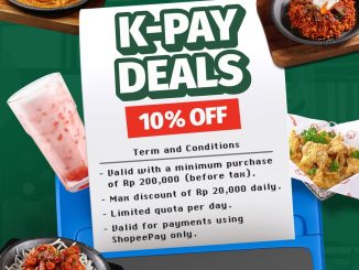 Promo GRILLMAN K-Pay Deals diskon 10% ShopeePay minimum transaksi Rp200.000