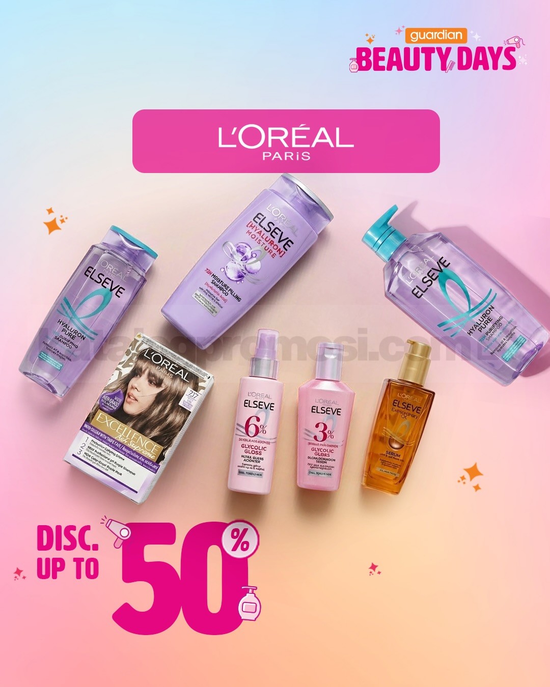 Promo Guardian Beauty Days Diskon hingga 50%