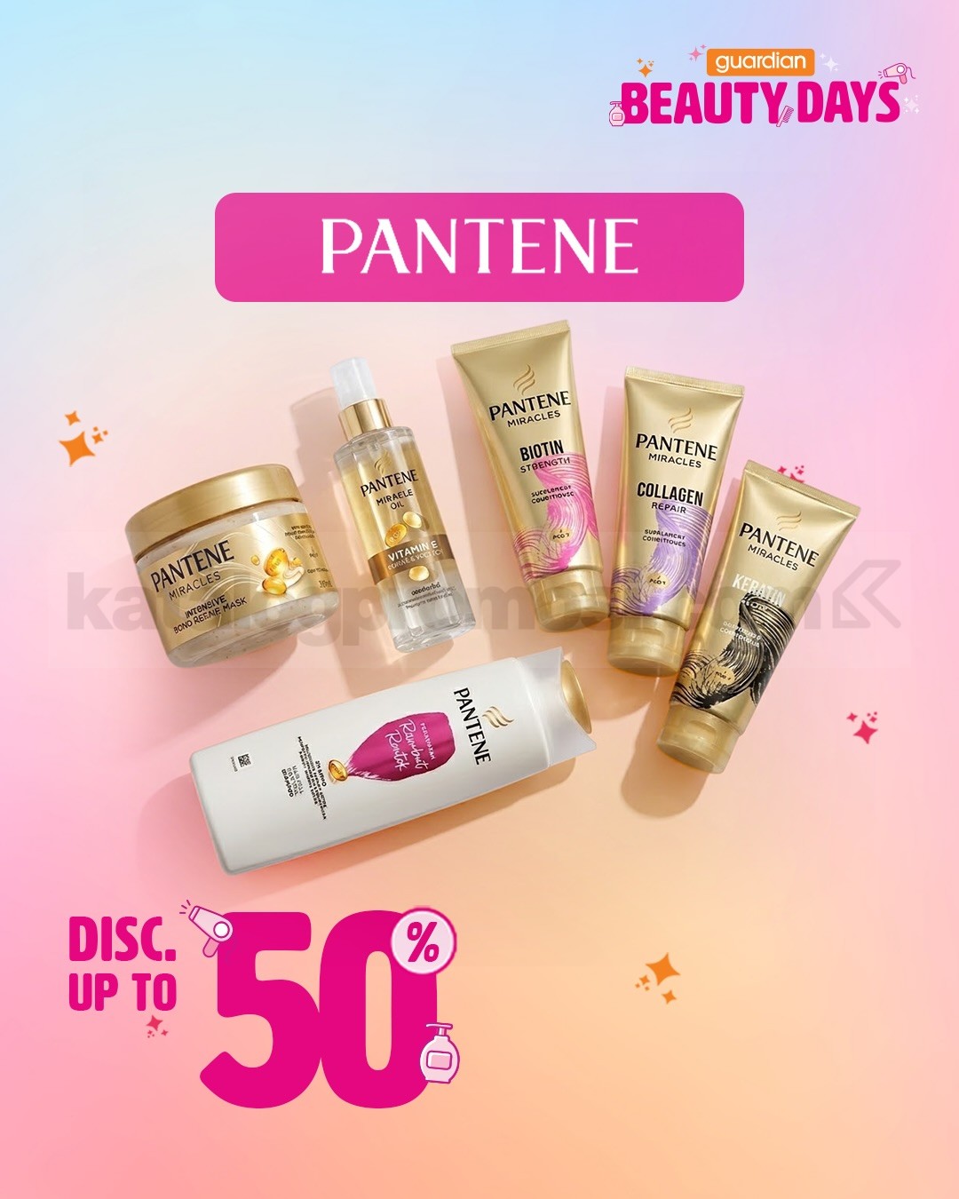 Promo Guardian Beauty Days Diskon hingga 50%