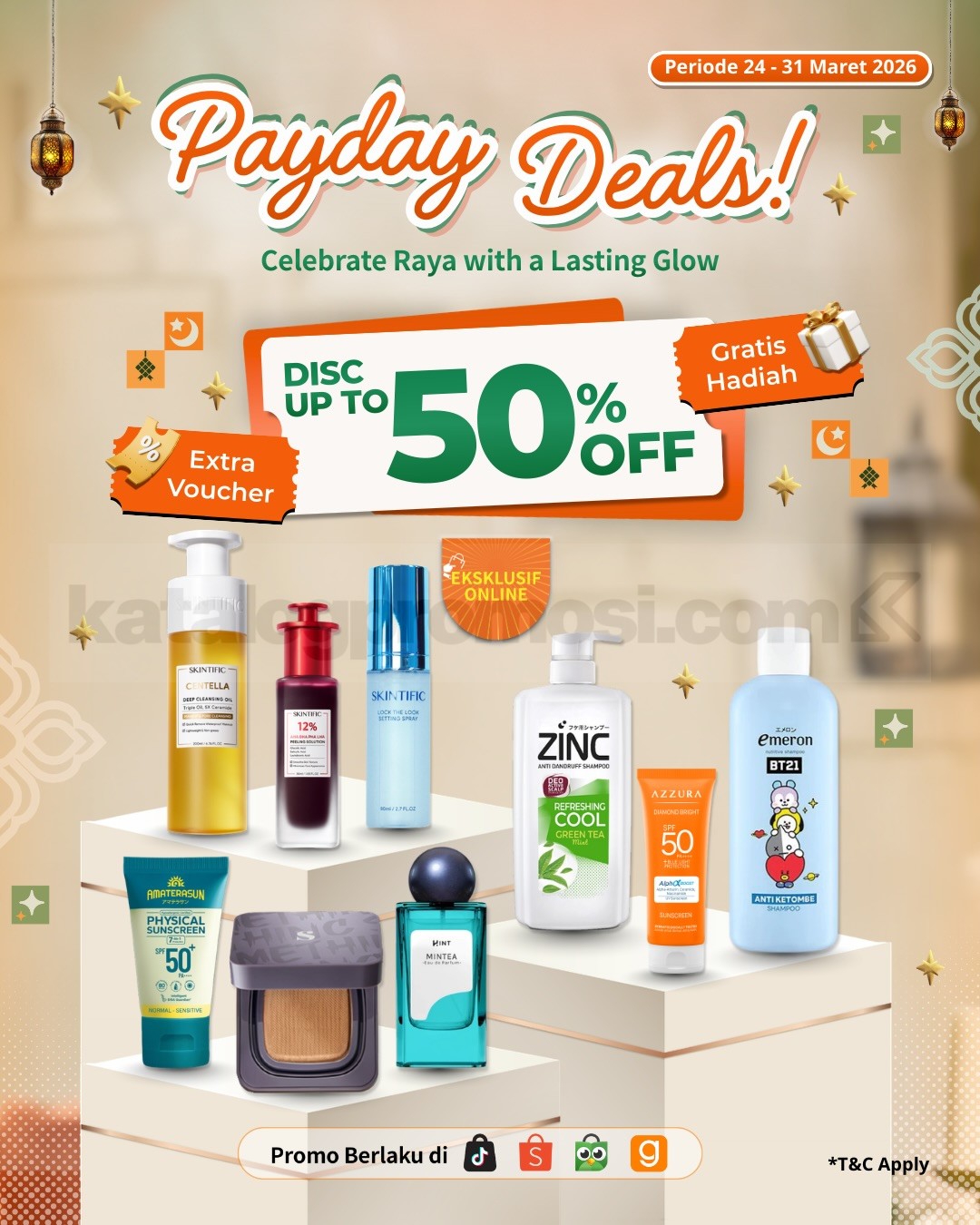 Promo Guardian Payday Deals Diskon hingga 50% Promo Guardian Payday Deals diskon hingga 50% plus voucher dan hadiah gratis