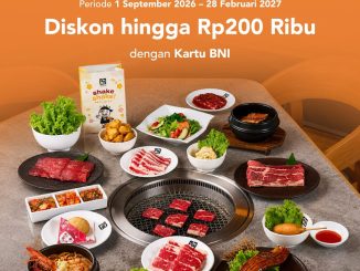 Promo Gyu-Kaku BNI Diskon Hingga Rp200.000 untuk semua menu dengan kartu BNI