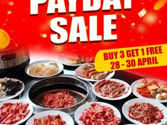 Promo Hanamasa Payday Sale Buy 3 Get 1 Free makan hemat 4 orang