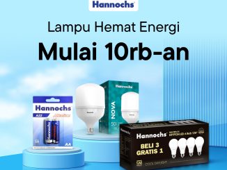 Promo Hannochs Blibli Home Fair mulai Rp. 10.000 dengan promo beli 3 gratis 1 lampu LED hemat energi