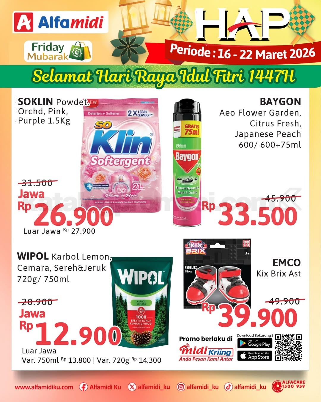 Promo HAP ALFAMIDI periode 16-22 Maret 2026 Promo HAP ALFAMIDI periode 16-22 Maret 2026 10