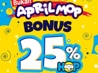 Promo Hello Fun Bukan April Mop Bonus 25% HOP tambahan saldo Hello Card April 2026