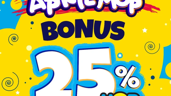 Promo Hello Fun Bukan April Mop Bonus 25% HOP tambahan saldo Hello Card April 2026