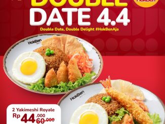 Promo HokBen Double Date 4.4 Berdua Rp. 22.000 periode April 2026