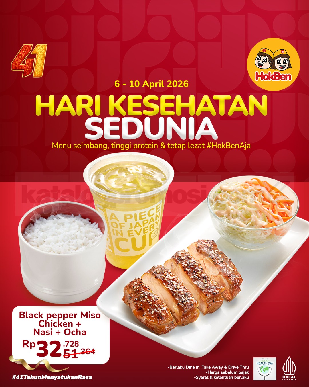 Promo HokBen Hari Kesehatan Paket Lengkap Rp. 32ribuan Promo HokBen Hari Kesehatan Paket Lengkap Rp. 32ribuan 3