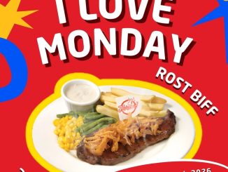 Promo Holycow I Love Monday Buy 1 Get 1 Rost Biff gratis steak hari Senin