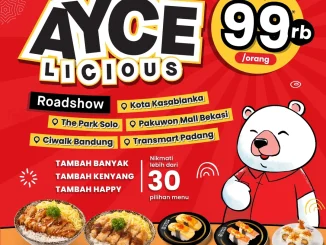 Promo Ichiban Sushi All You Can Eat Rp. 99.000 periode 20 – 22 April 2026 durasi makan 90 menit lima lokasi