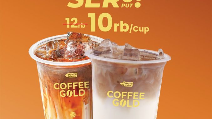 Promo Indomaret Coffee Gold Ngopi Seruput Rp. 10.000 menu kopi spesial Senin