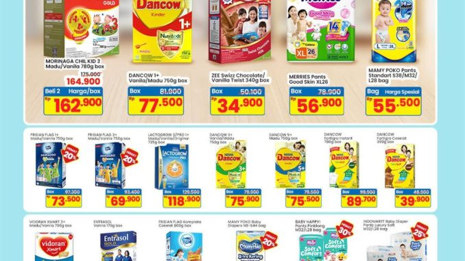 Promo Indomaret Susu & Perlengkapan Balita 02-15 April 2026