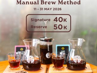 Promo J.CO Buy 1 Get 1 Free Manual Brew Method mulai Rp. 40.000 periode 11 – 31 Mei 2026