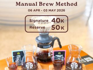Promo JCO Buy 1 Get 1 Manual Brew Coffee periode April Mei 2026 dine in di outlet JCO Indonesia